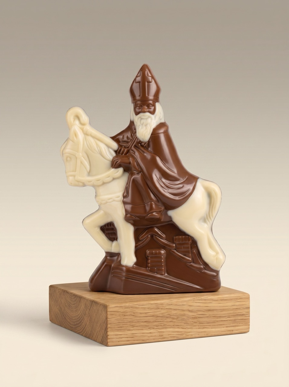 Chocolate football in display box